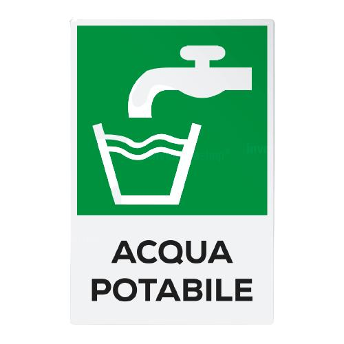 Medicalfast Mfe X Cartello Emergenza Acqua Potabile En Iso